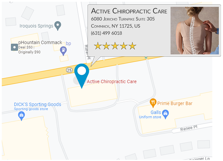 Active Chiropractic Care's location on google map